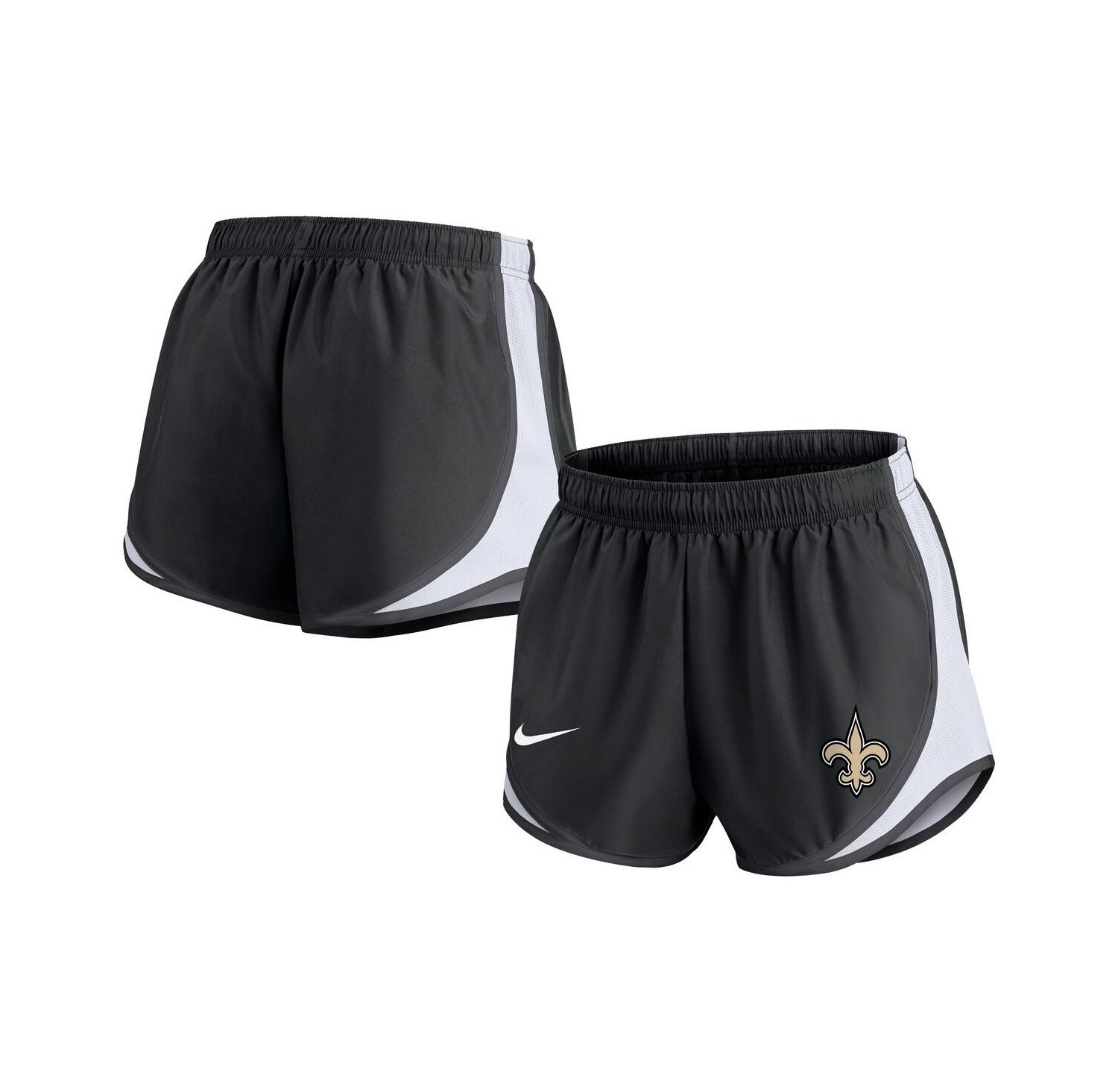 Women's Black New Orleans Saints Performance Tempo Shorts
