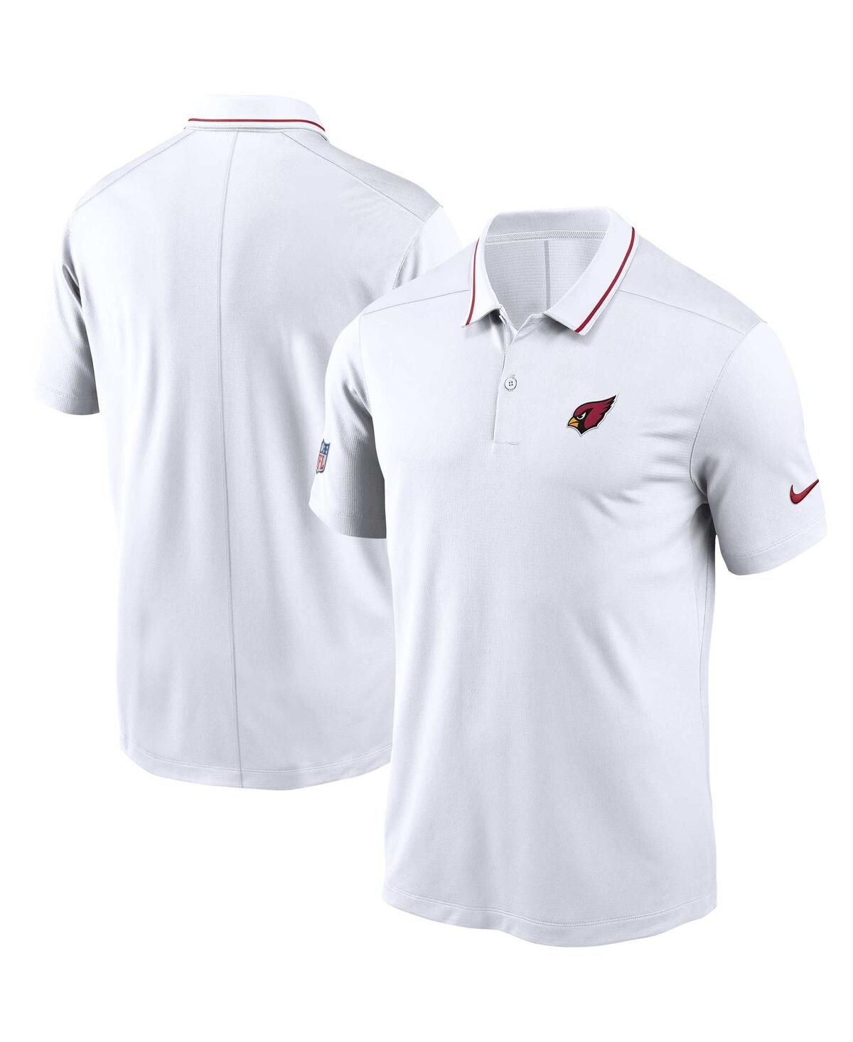 Nike Men's  White Arizona Cardinals Sideline Victory Performance Polo Shirt