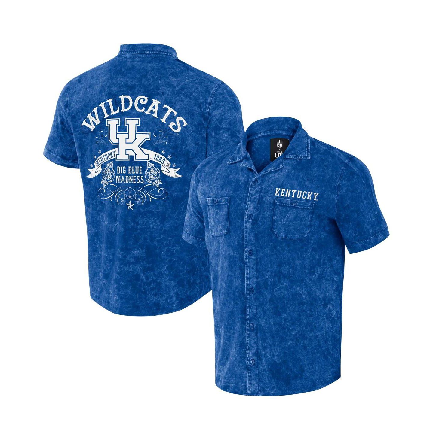 Мужская рубашка Fanatics Darius Rucker Collection by Royal Kentucky Wildcats Team Color Button-Up — фото 1