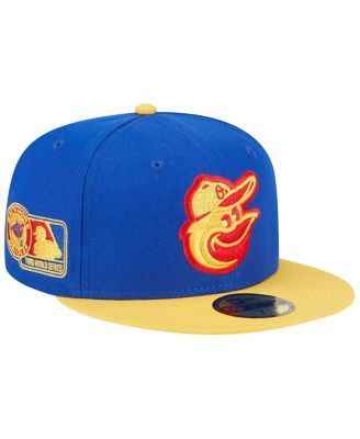 New Era Men's Royal, Yellow Boston Red Sox Empire 59FIFTY Fitted Hat