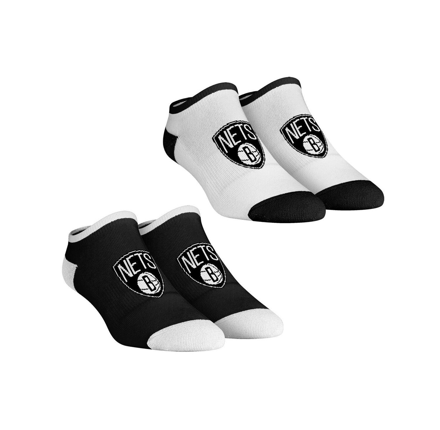Women's Socks Brooklyn Nets Core Team 2-Pack Low Cut Ankle Sock Set