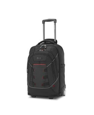 Samsonite rewind laptop backpack wheels 55 black sale