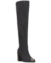 Over the Knee Gray Boots for Women Booties Ankle Boots Tall
