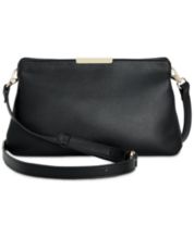 Macy's black crossbody purse discount
