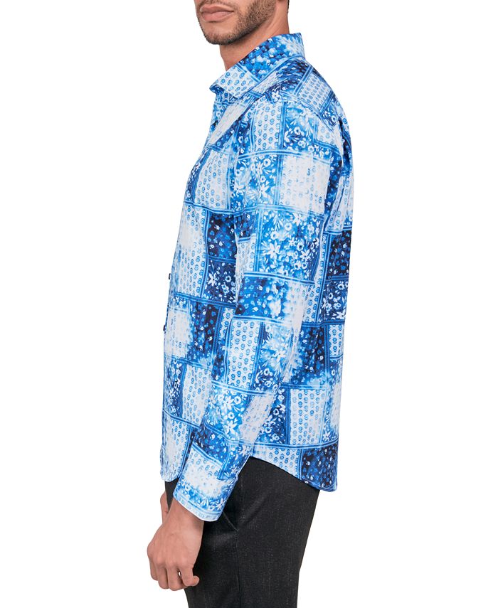 Society of Threads Men's Regular Fit NonIron Performance Stretch