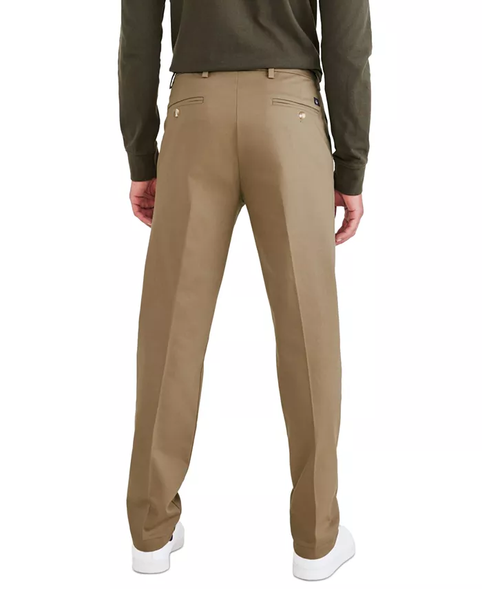 Men's Signature Slim Fit Iron Free Khaki Pants with Stain Defender - thumbnail 2