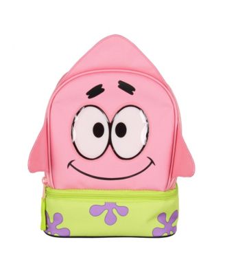 Lunch Box Patrick Star 3D Character Dual Compartment Insulated Lunch Bag Tote