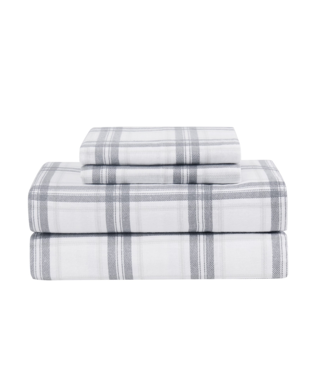 London Fog Super Soft 165 Gsm Cotton Flannel 4 Piece Sheet Set,