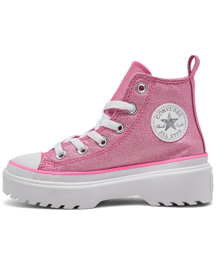 Converse Little Girls Chuck Taylor All Star Lugged Lift Prism Glitter