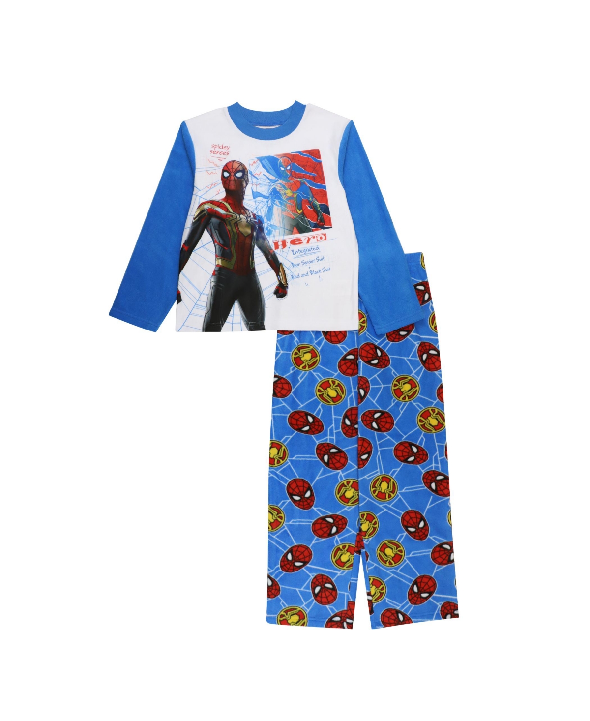 Spider-man Kids' Big Boys Pull Over Head T-shirt And Elastic Waist Pants, 2 Piece Set In Assorted