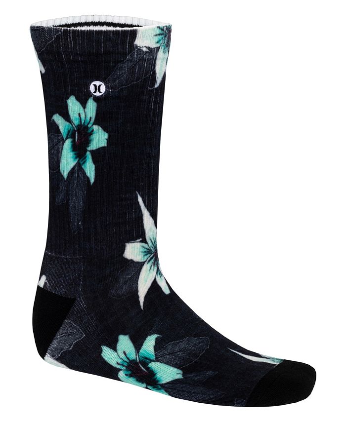 Hurley Men's Printed Crew Sock, Pack of 1 Macy's