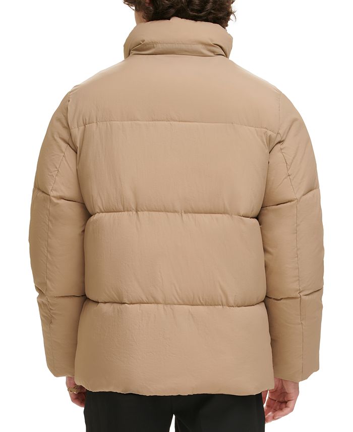 DKNY Men's Refined Quilted FullZip Stand Collar Puffer Jacket Macy's