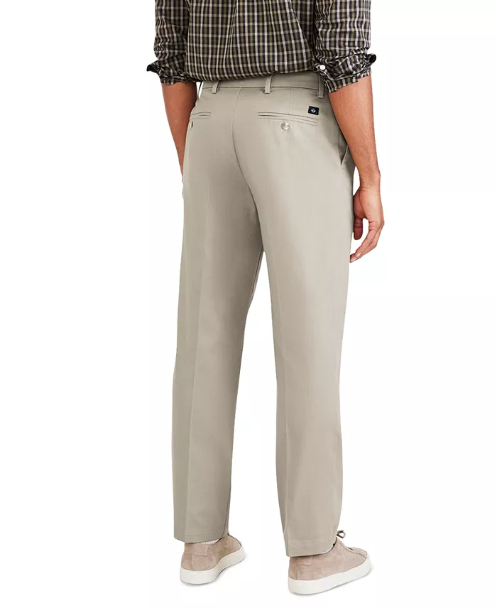 Men's Signature Classic Fit Pleated Iron Free Pants with Stain Defender - thumbnail 10