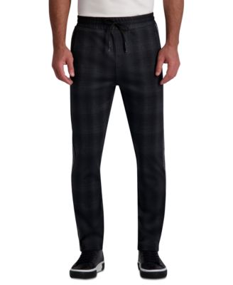 Plaid track fashion pants men