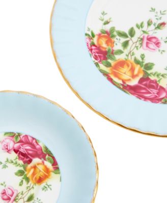Old Country Roses Aqua 3 Piece Set