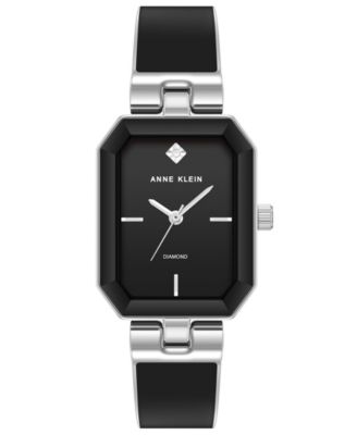 Women's Quartz Enamel Alloy Bangle Watch, 24mm x 37.5mm