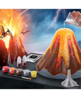 Do-It-Yourself Volcano Science Lab, 12 Piece Paint and Play Eruption Kit