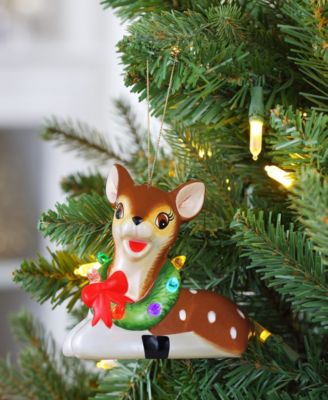 4.5" Nostalgic Ceramic Ornament, Reindeer