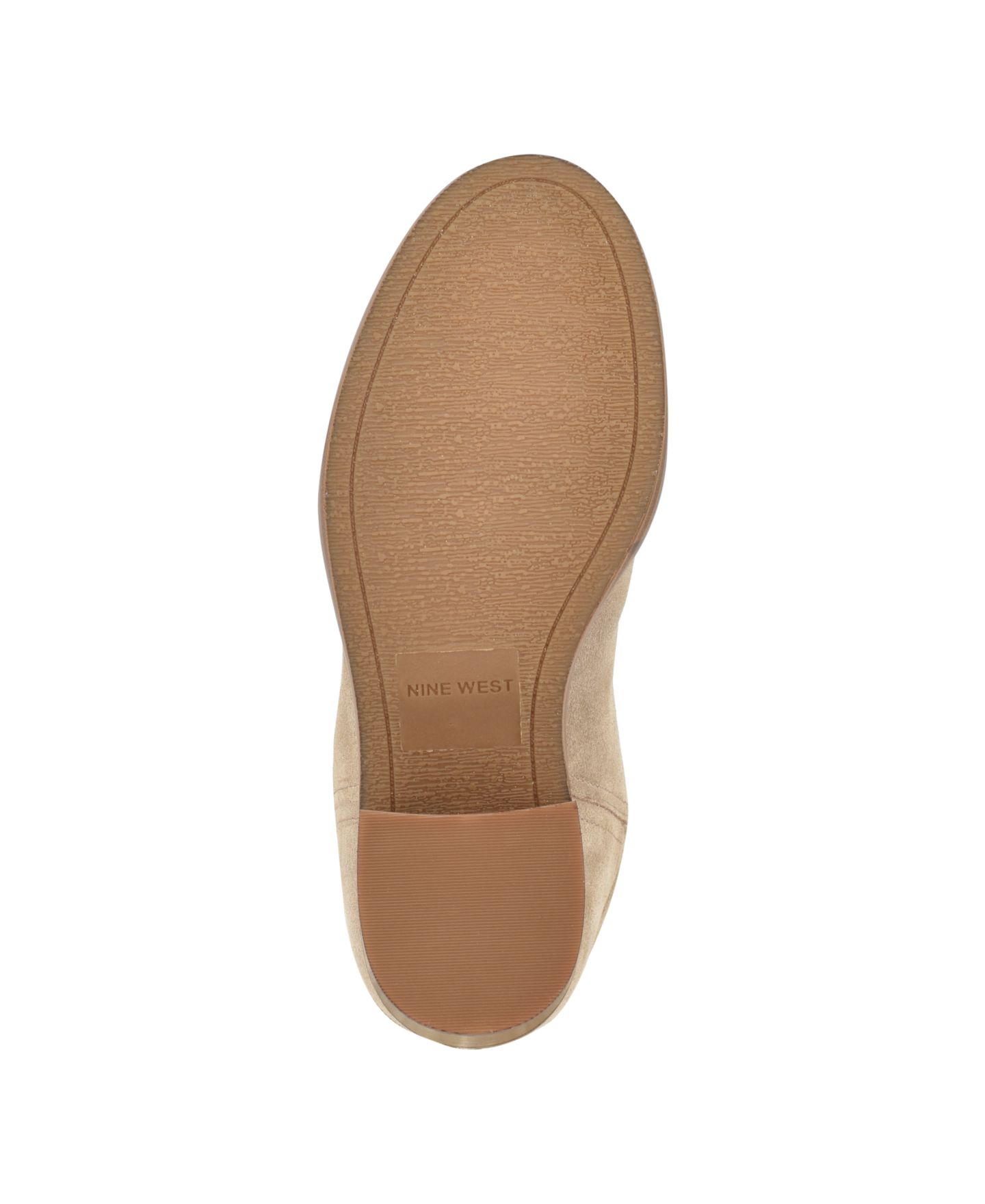 Женские ботинки Nine West Hecee Tall Block Heel, цвет: Бежевый замшевый — фото 5