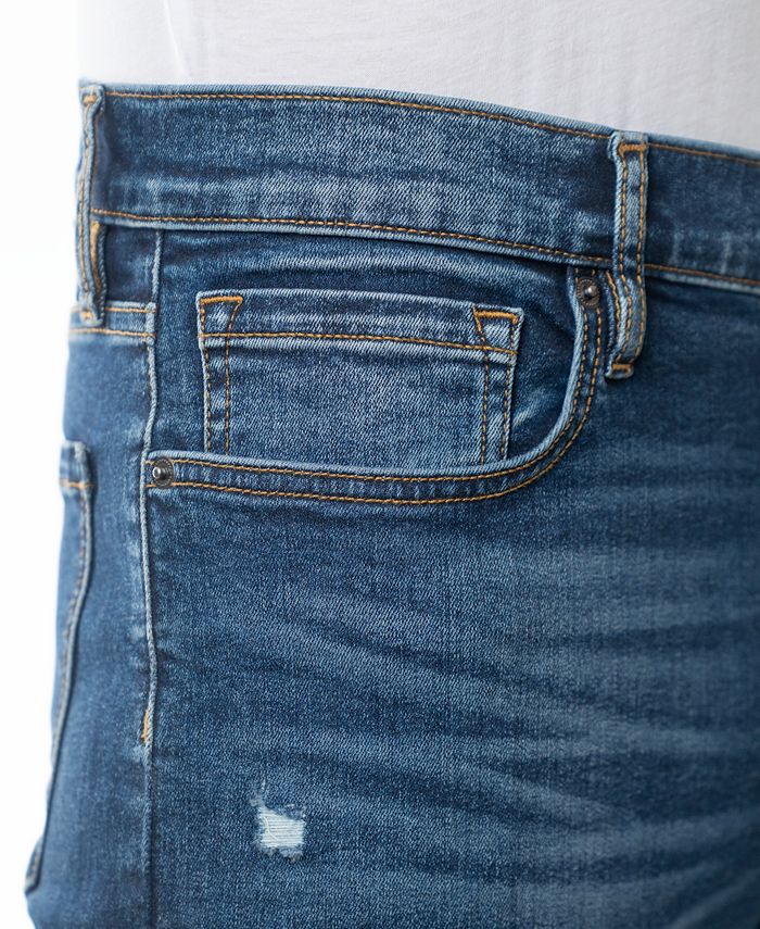 Lazer Men's Straight Fit Stretch Jeans - Macy's