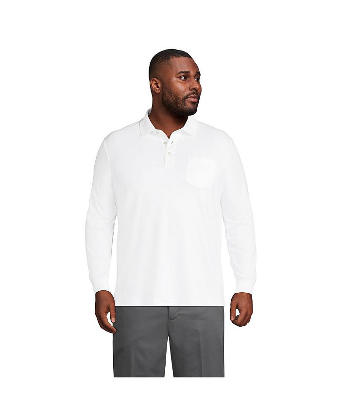 Lands end men's supima polo sale