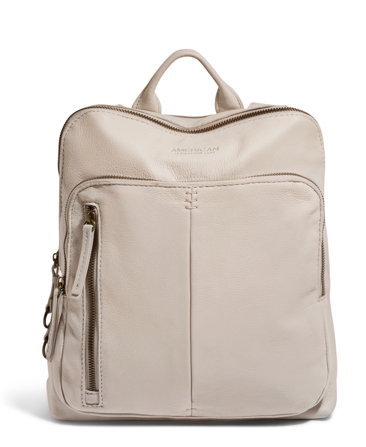 American Leather Co. Cleveland Backpack In Stone Smooth