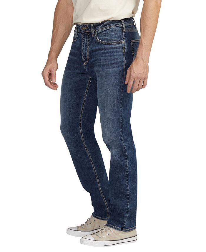 Silver Jeans Co. Men's Machray Athletic Fit Straight Leg Jeans Macy's