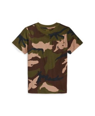 Polo Ralph Lauren Little Boys Camo Pocket T-shirt - Macy's