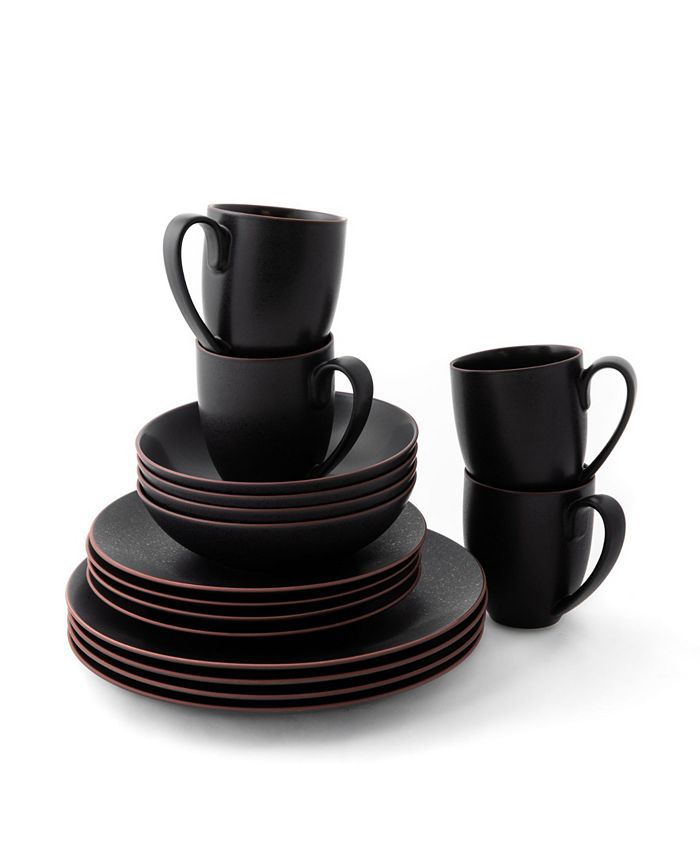 Nambé Taos 16 Piece Dinnerware Set, Service for 4 Macy's