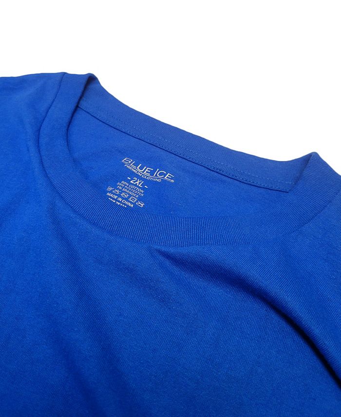 Blue Ice Men's Short Sleeve Crew Neck Classic T-shirt - Macy's