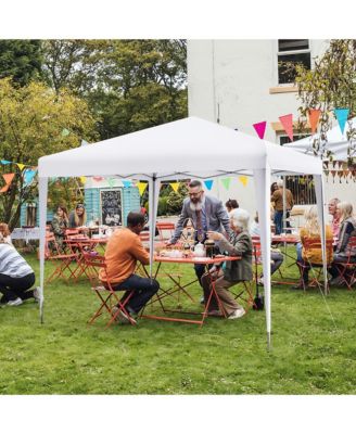 Patio 10x10ft Outdoor Instant Pop-up Canopy Folding Sun Shelter Carry Bag