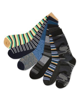 Men's Chic Colorful Dress Socks 6 Pack