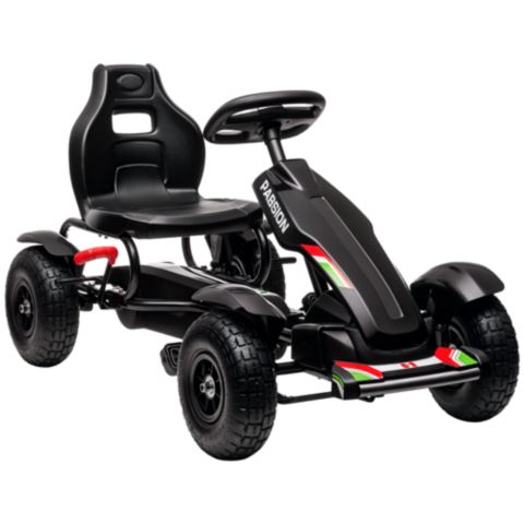 Детская игрушка Aosom Pedal Go Kart with Adjustable Seat and Rubber Wheels, 110 lbs. Capacity, Ages 5-12