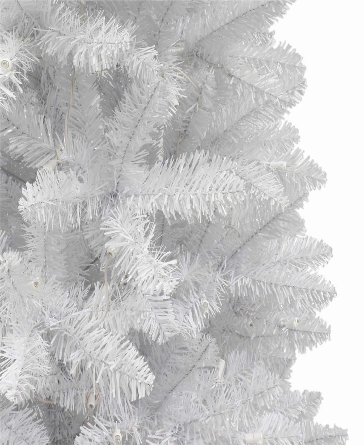 Puleo 6' Pre-lit Carson Artificial Pine Tree In White