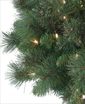 6.5' Pre-Lit Teton Artificial Pine Tree