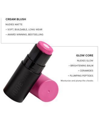 Nudies Matte + Glow Core All Over Face Blush Color, 0.2 oz.