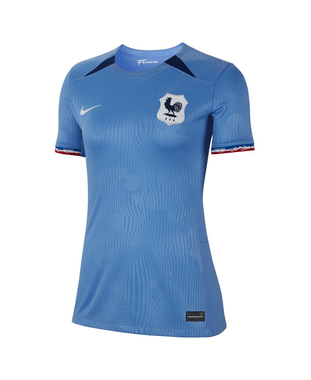 Women's NikeFrance Women's National Team 2023 Home Stadium Replica Jersey - Blue