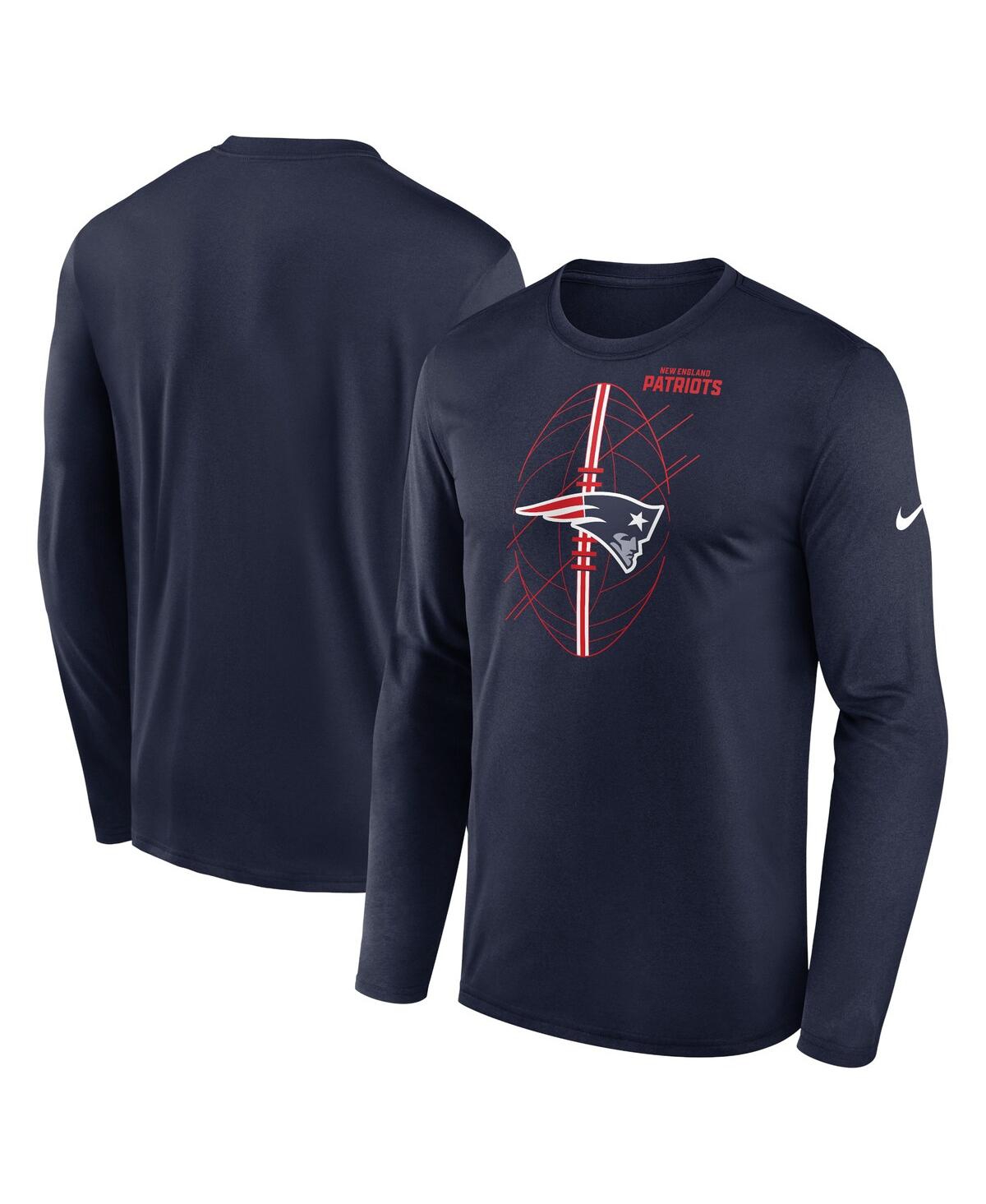 Men's NikeNew England Patriots Legend Icon Long Sleeve T-shirt - Navy