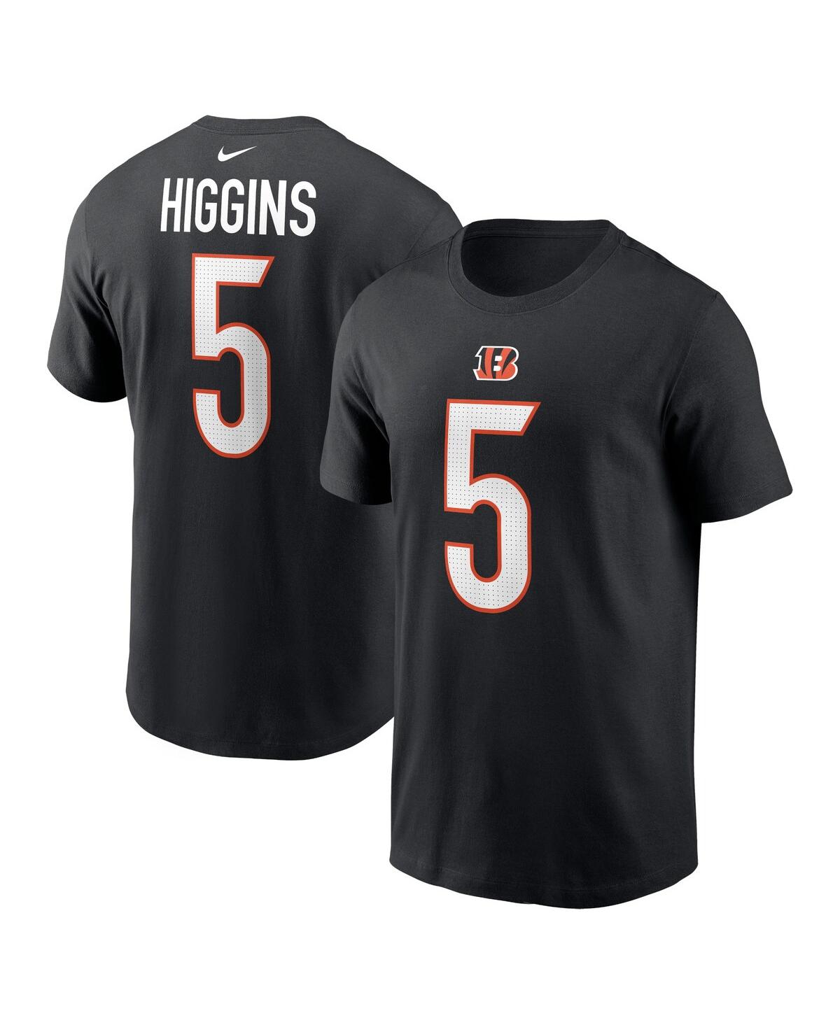 Men's Nike Tee HigginsCincinnati Bengals Player Name and Number T-shirt - Black