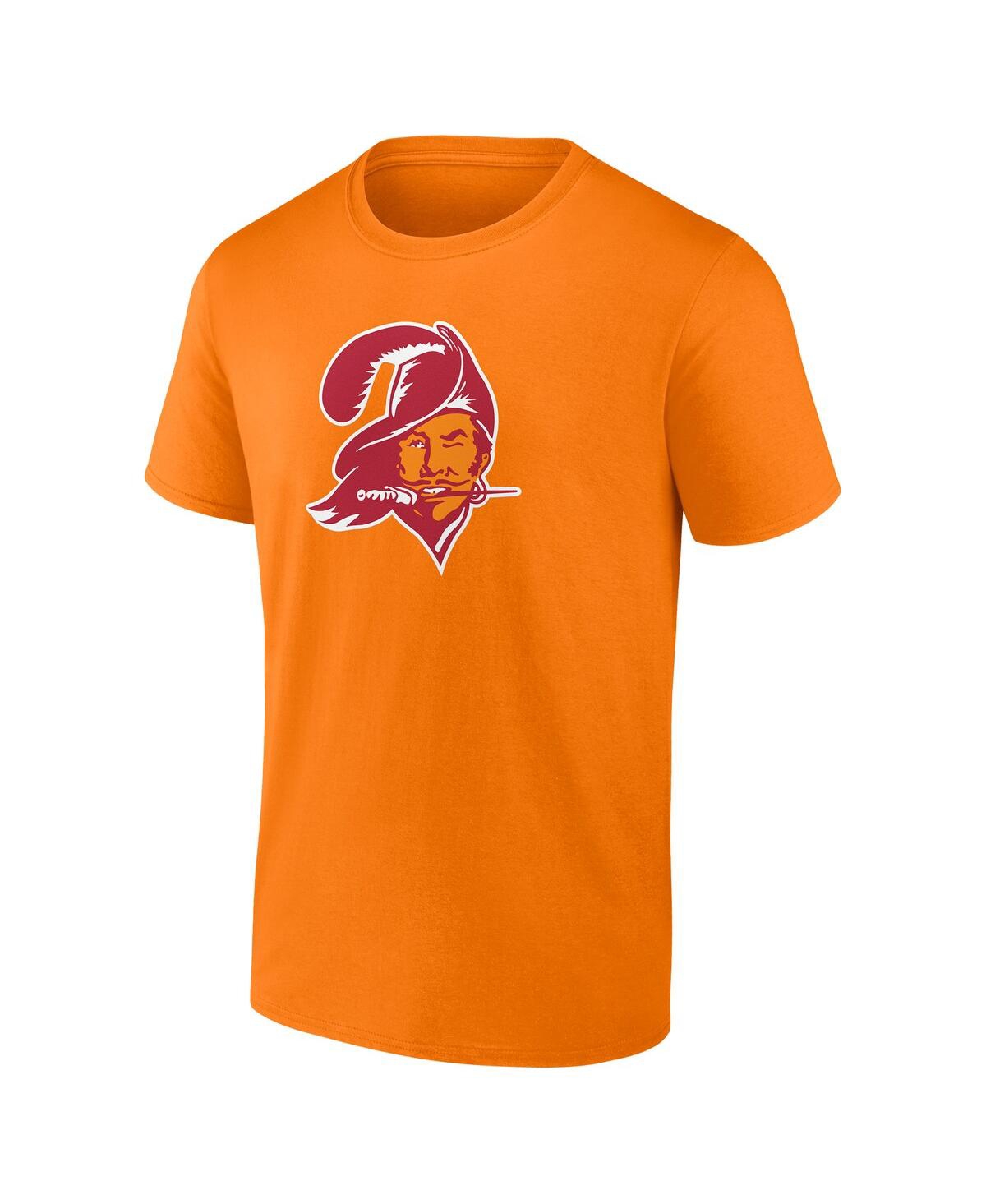 Men's Fanatics Mike EvansTampa Bay Buccaneers Throwback Player Icon Name and Number T-shirt - Orange