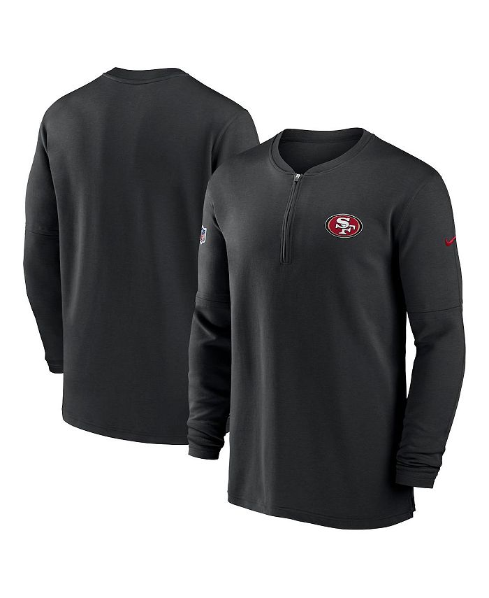 Nike Men's San Francisco 49ers Sideline Player Black Long Sleeve T