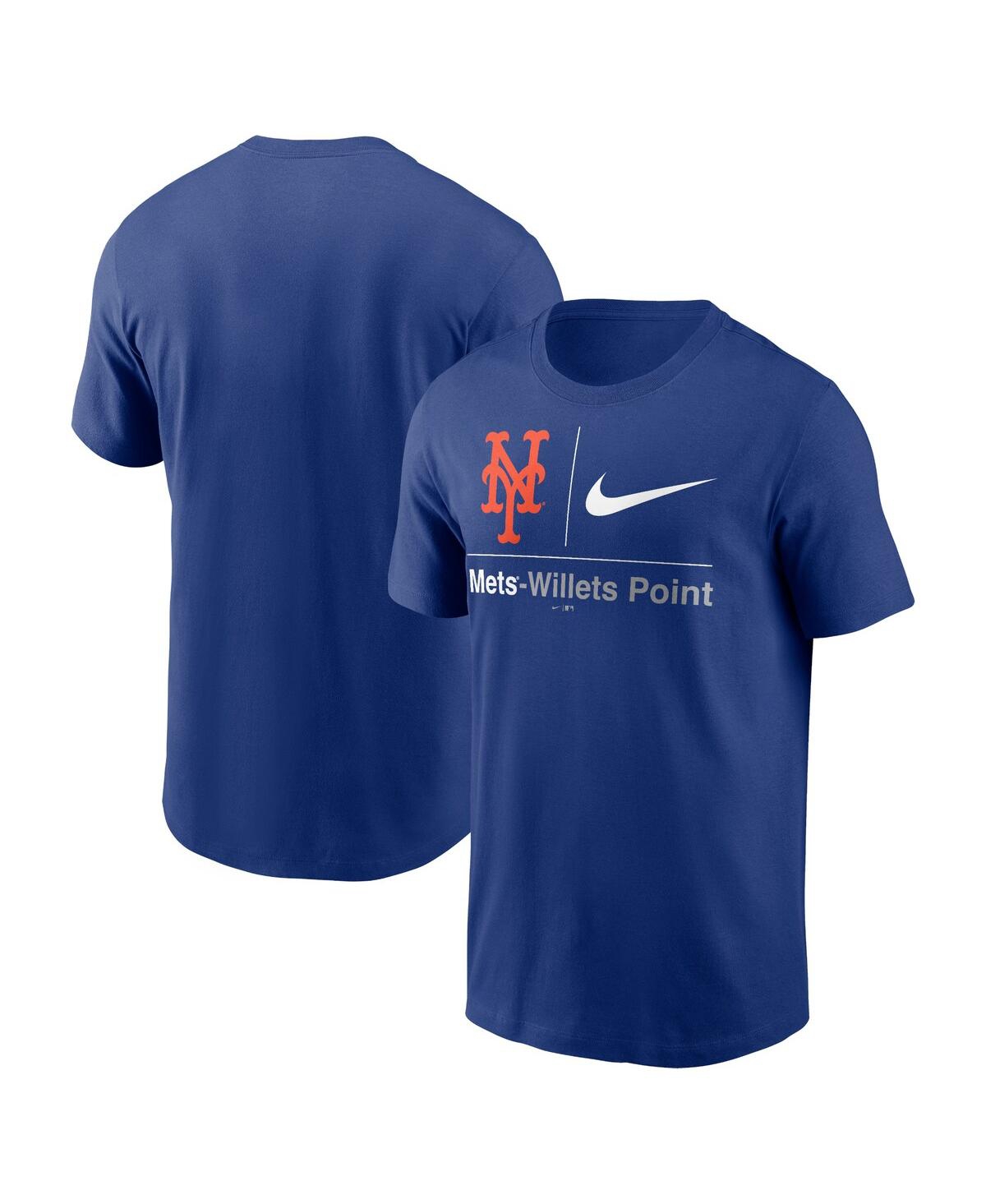 Shop Nike Men's  Royal New York Mets Willets Point Hometown T-shirt