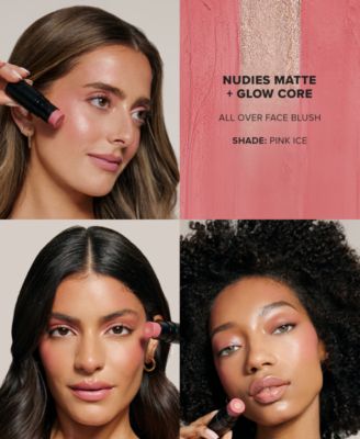 Nudies Matte + Glow Core All Over Face Blush Color, 0.2 oz.