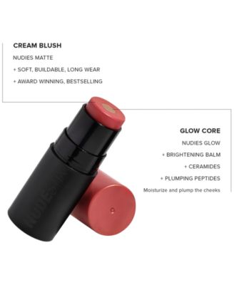Nudies Matte + Glow Core All Over Face Blush Color, 0.2 oz.