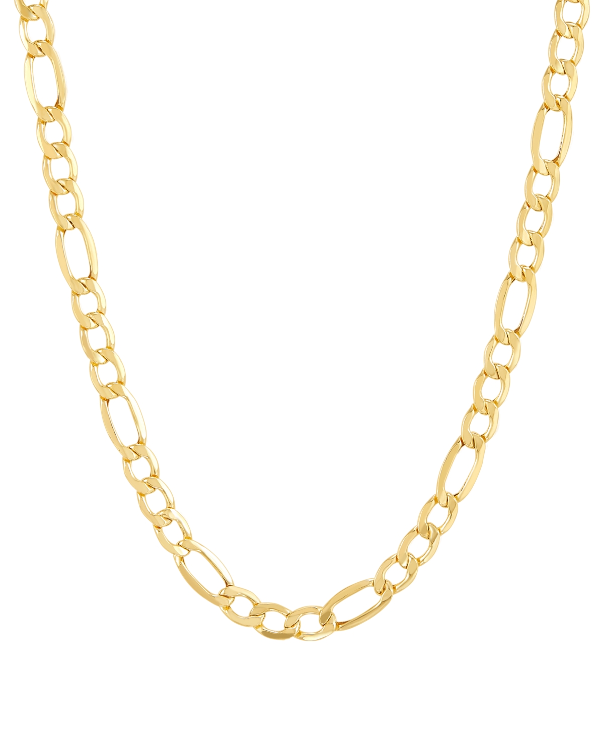 22" Figaro Link Necklace (5-3/4mm) in 14k Gold - Yellow Gold