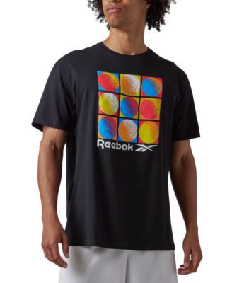 Reebok - Men's Pop A Shot Regular Fit Basketball Graphic T-Shirt