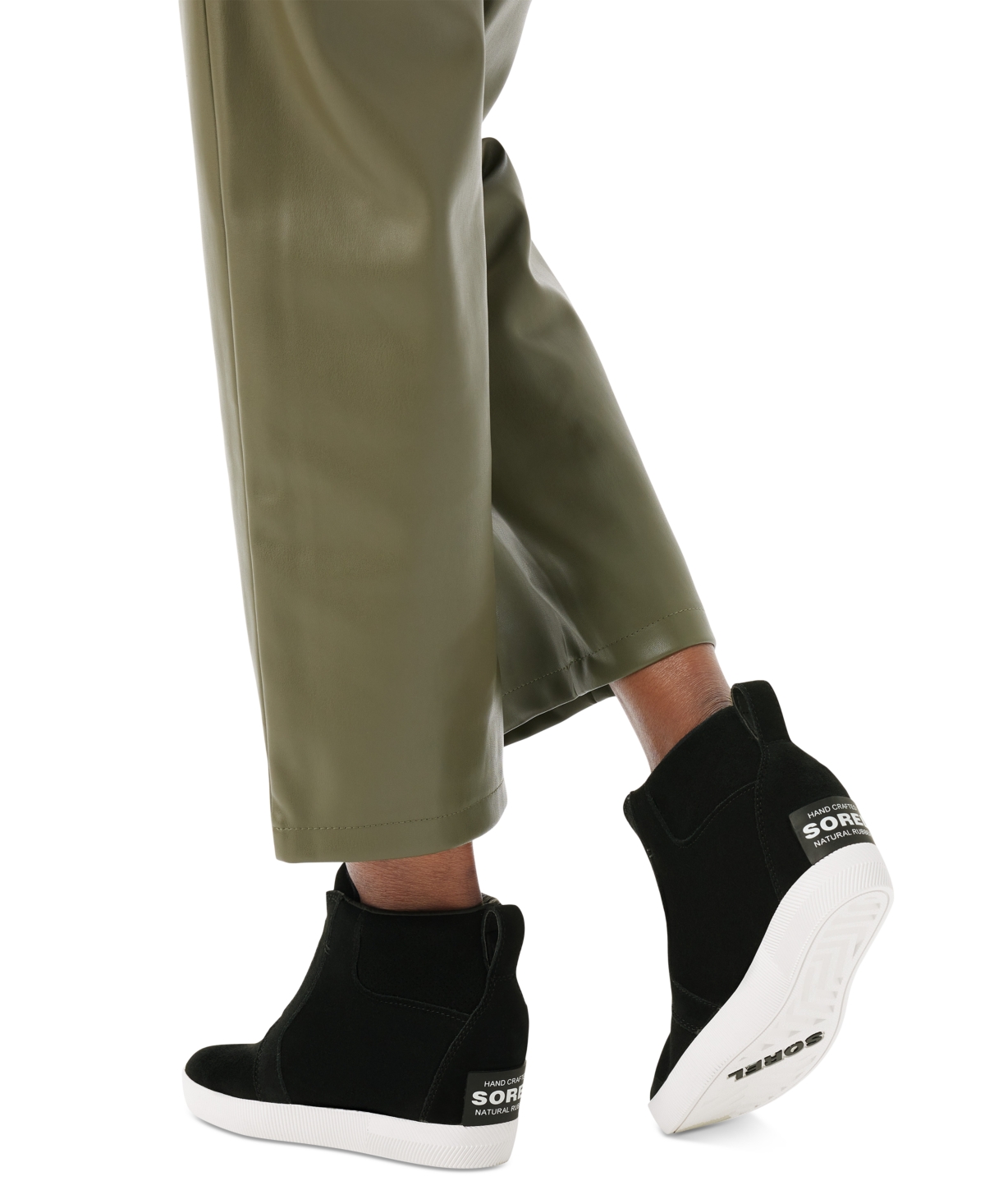 Sorel Women's Out N About Pull-On Hidden Wedge Booties - Sea Salt