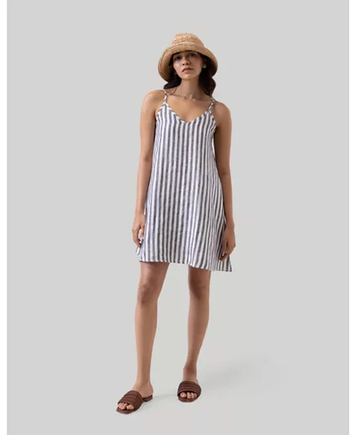 women's short tent dress with back tie