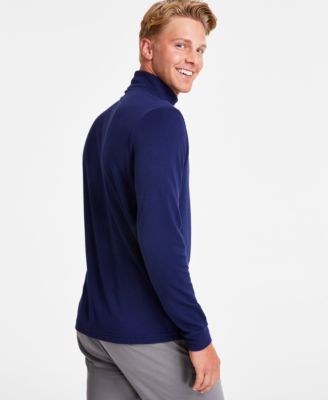 Men's Solid Turtleneck Shirt, Created for Macy's