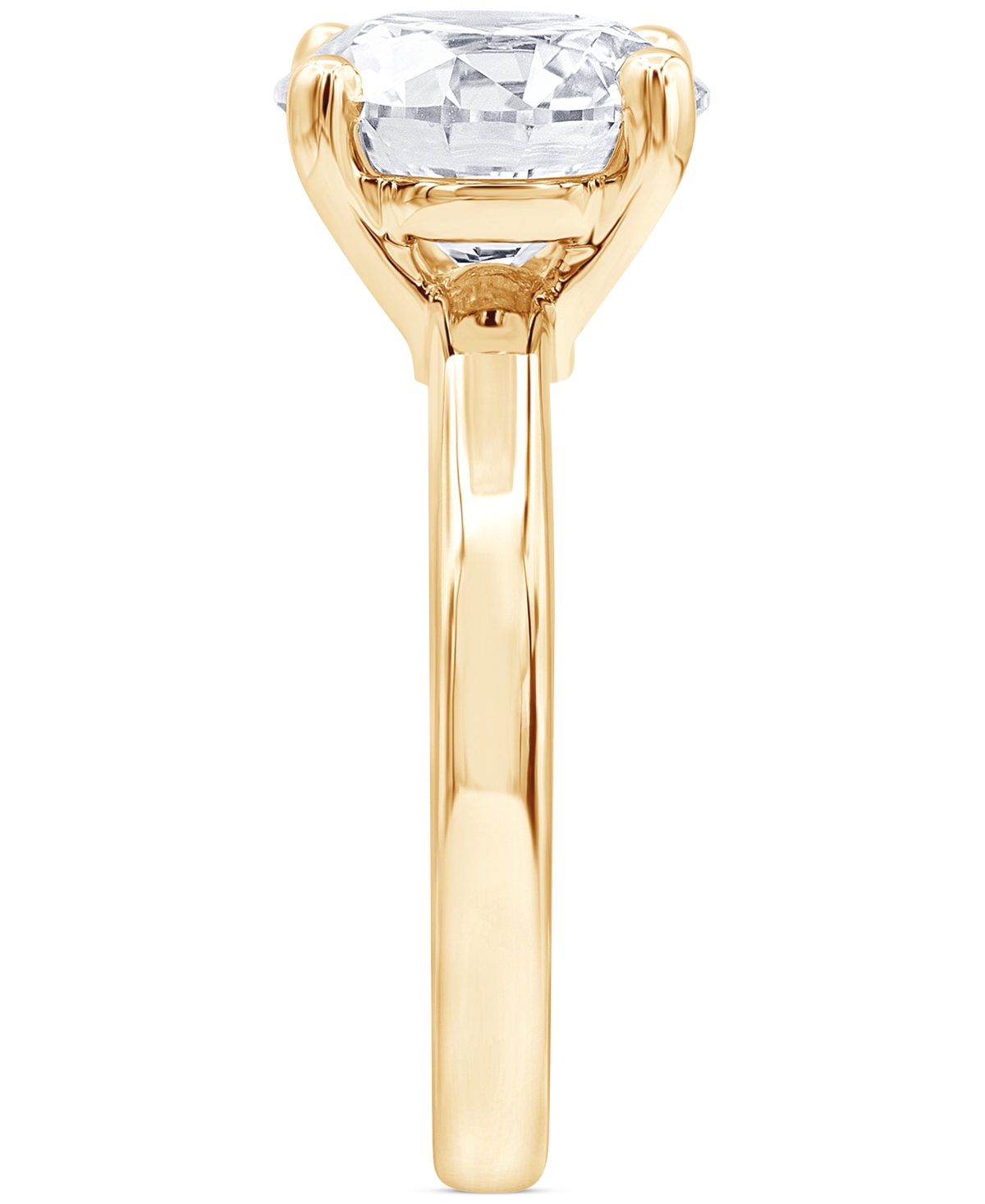 Badgley Mischka Certified Lab Grown Diamond Solitaire Engagement Ring (4 ct. t.w.) in 14k Gold